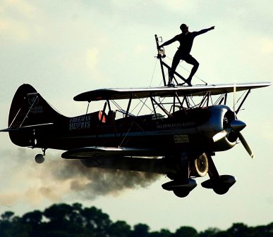 Wing-Walker Plane Crashes at Air Show